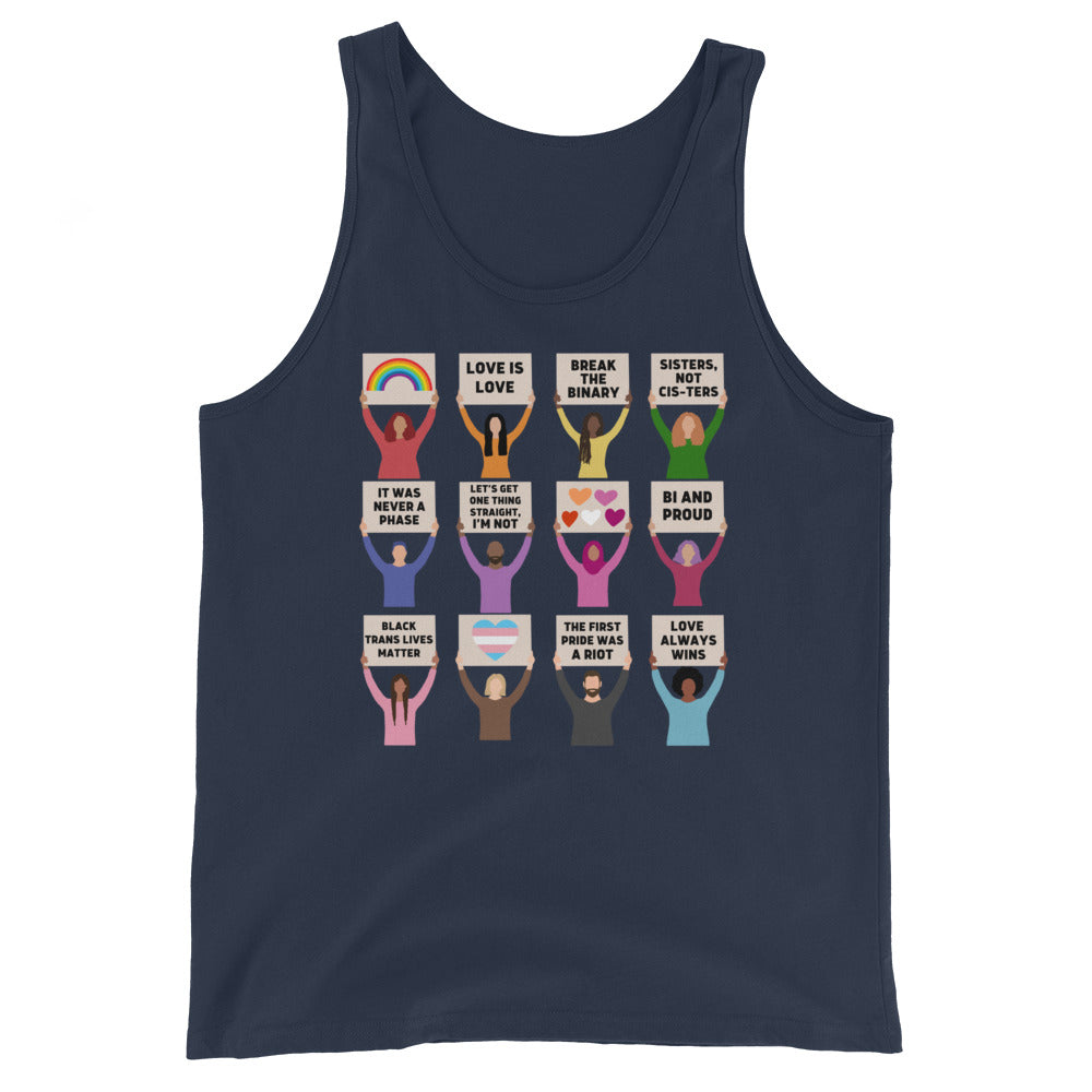 LGBTQIA+ Pride Protest Tank