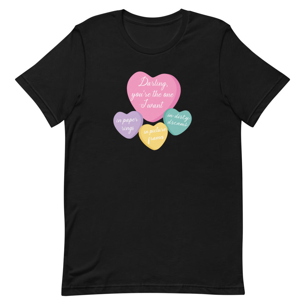 Paper Rings Candy Heart T-Shirt