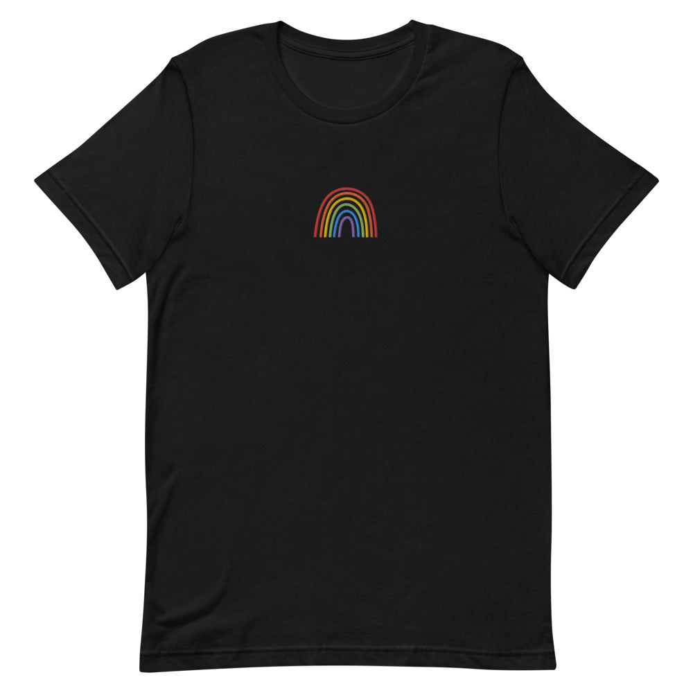 Rainbow Embroidered T-Shirt