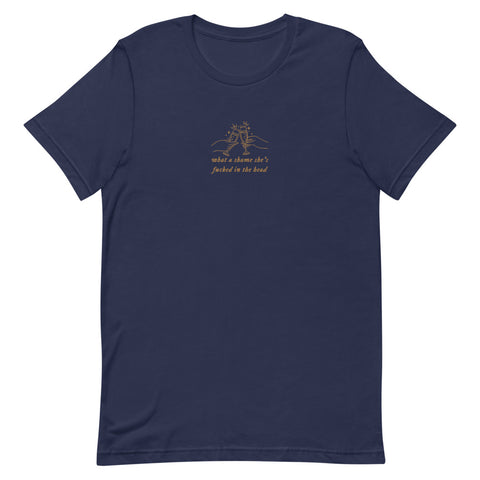 Champagne Problems Embroidered T-Shirt