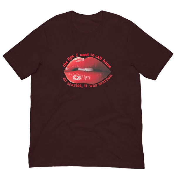 Maroon Lips T-Shirt