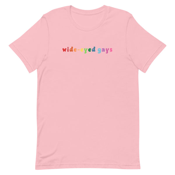 Wide-Eyed Gays Rainbow T-Shirt