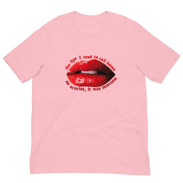 Maroon Lips T-Shirt