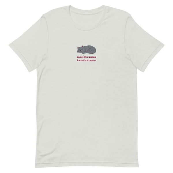 Karma Embroidered T-Shirt