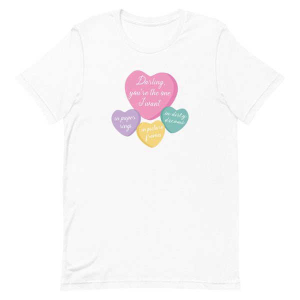 Paper Rings Candy Heart T-Shirt