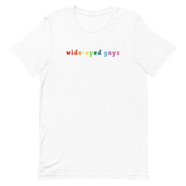 Wide-Eyed Gays Rainbow T-Shirt