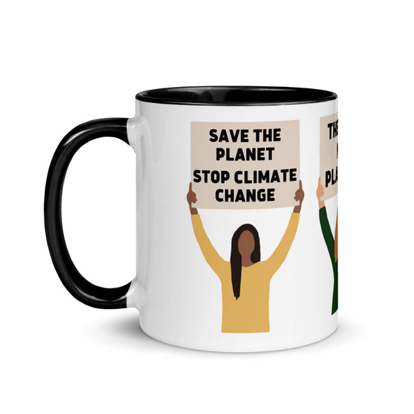 Climate Change Protest Mug