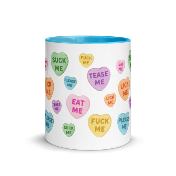 Naughty Valentine's Candy Hearts Mug