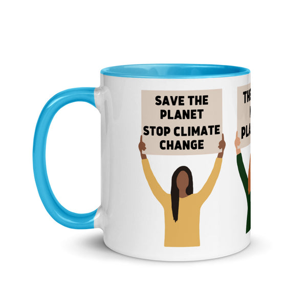 Climate Change Protest Mug