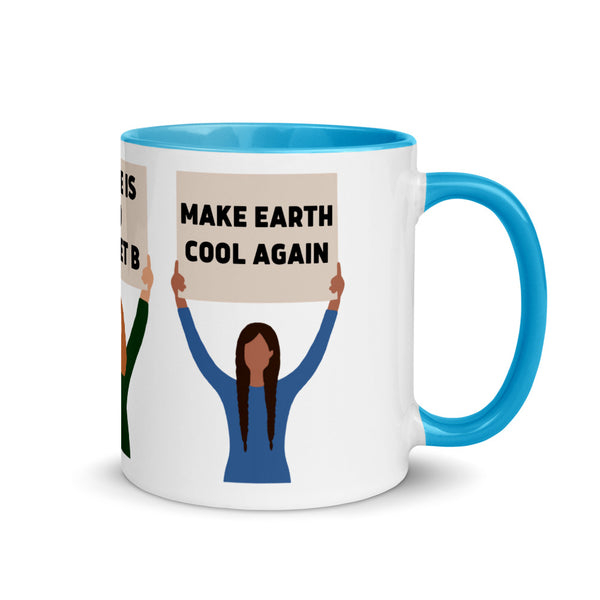 Climate Change Protest Mug