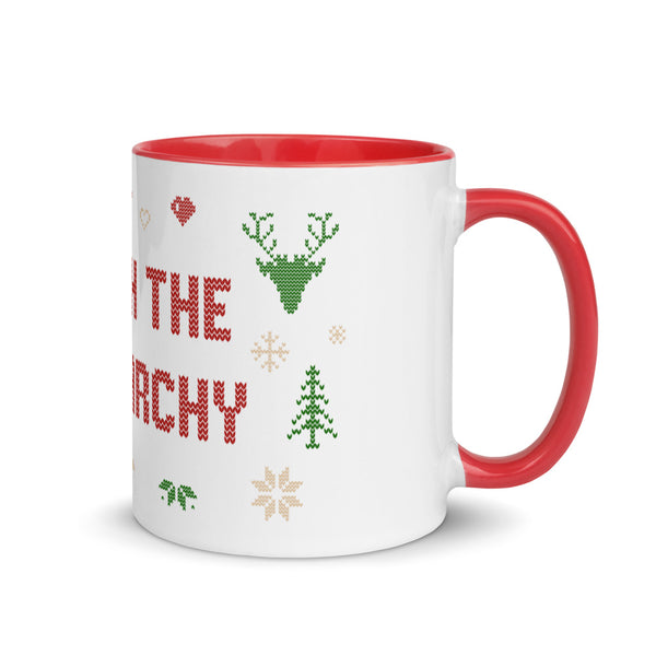 Sleigh The Patriarchy Ugly Christmas Mug