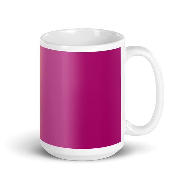 Lesbian Blurred Flag Glossy Mug