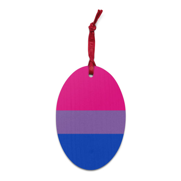 Bisexual Flag Wooden Ornaments