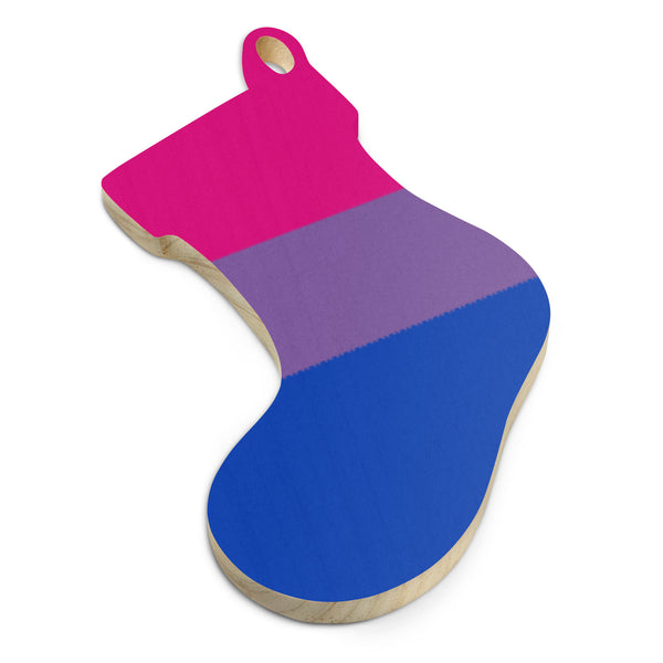 Bisexual Flag Wooden Ornaments