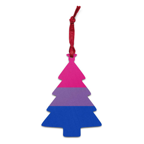 Bisexual Flag Wooden Ornaments