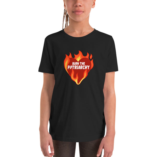 Burn the Patriarchy Youth T-Shirt